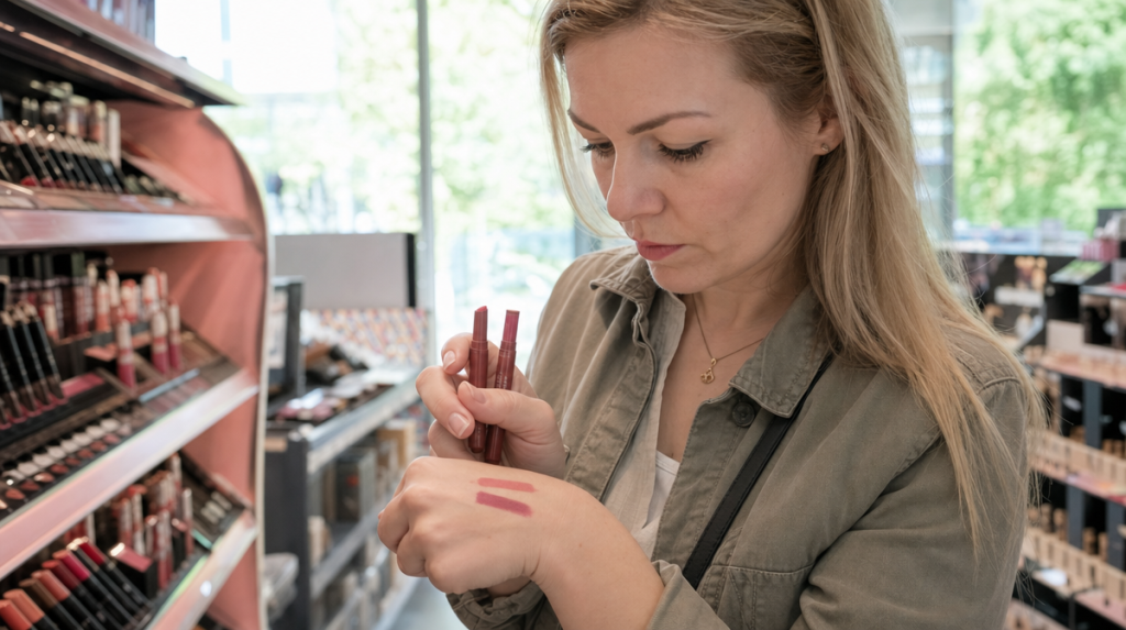 Langanhaltender Lippenstift